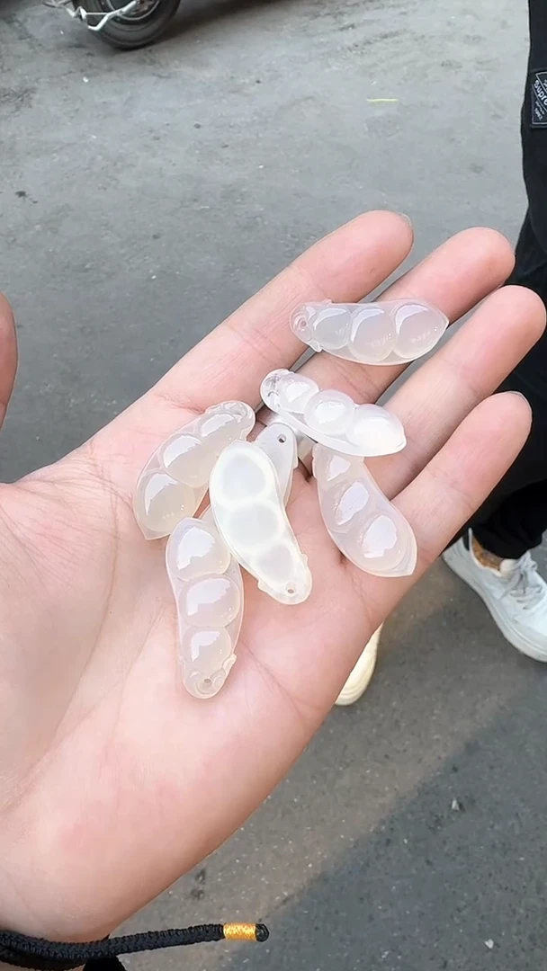 【闪购商品】玛瑙/玉髓豆子未镶嵌豆子多样性发货拍一发一