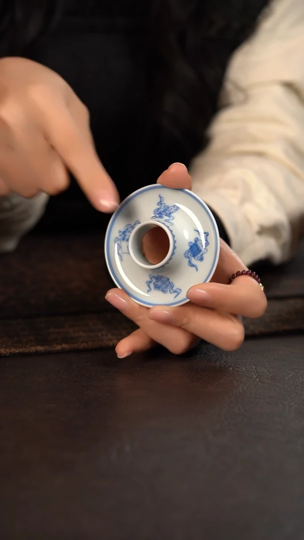 【闪购商品】杯聚澜堂琴棋书画甜甜圈盖置