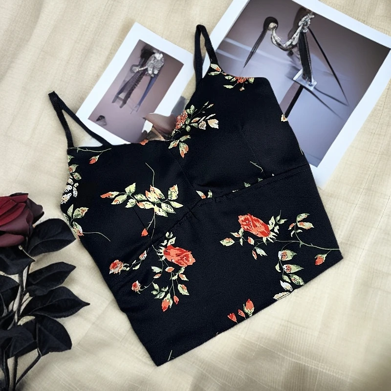 2025新款小背心吊带内衣文胸一体打底内搭网红款带胸垫可外穿美背