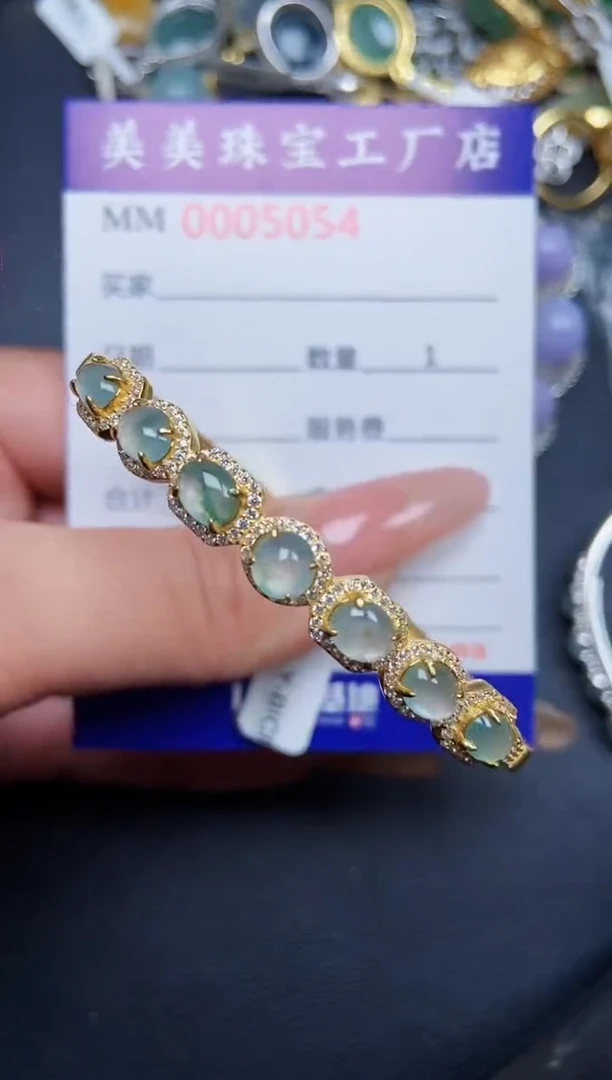 【闪购商品】翡翠颈饰银S925镶嵌5054