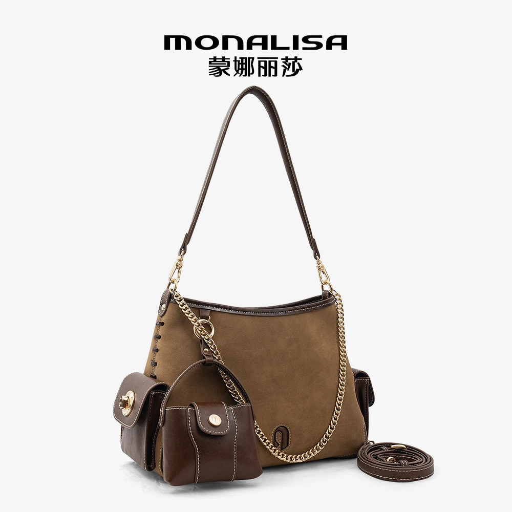 【Tian Yi渠道货】蒙娜丽莎新款复古百搭大容量手提单肩包M250478