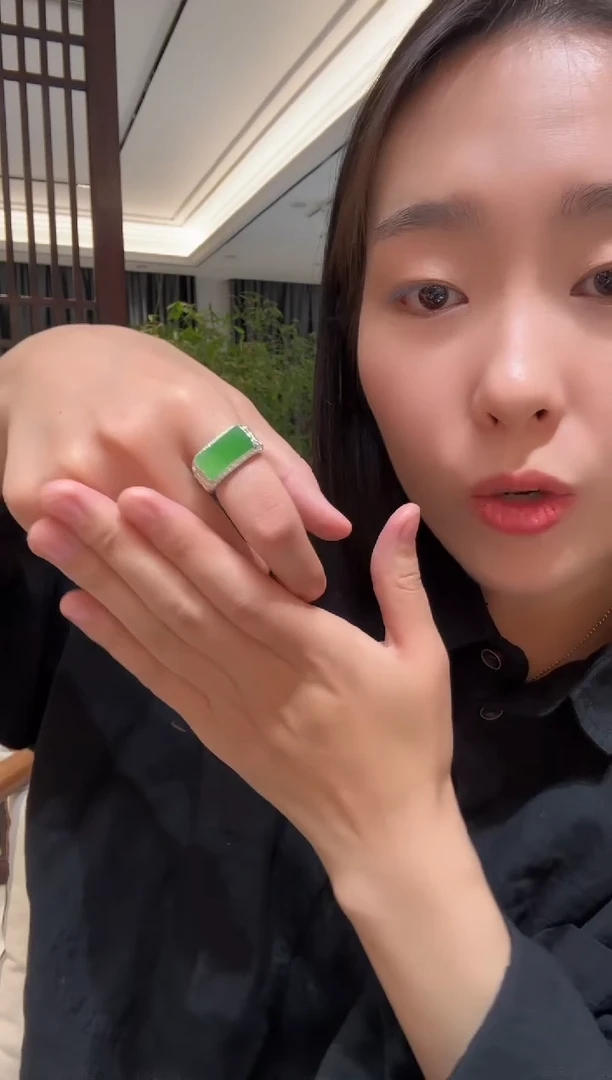 未镶嵌戒指和田玉15