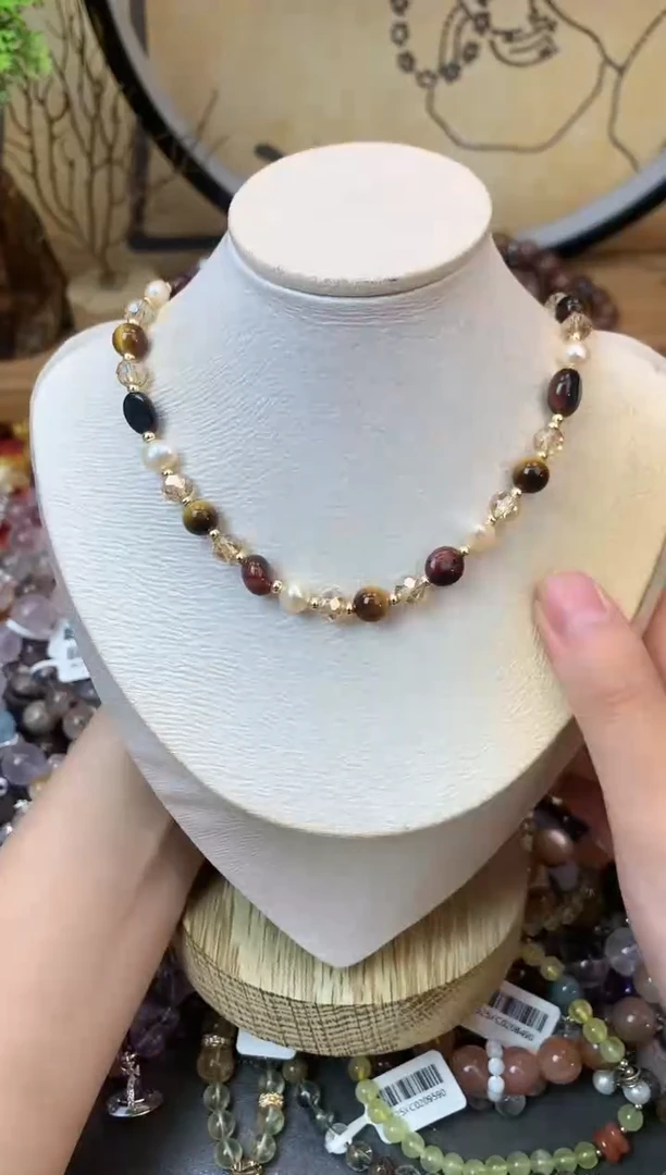 【闪购商品】石英质玉项链未镶嵌1420