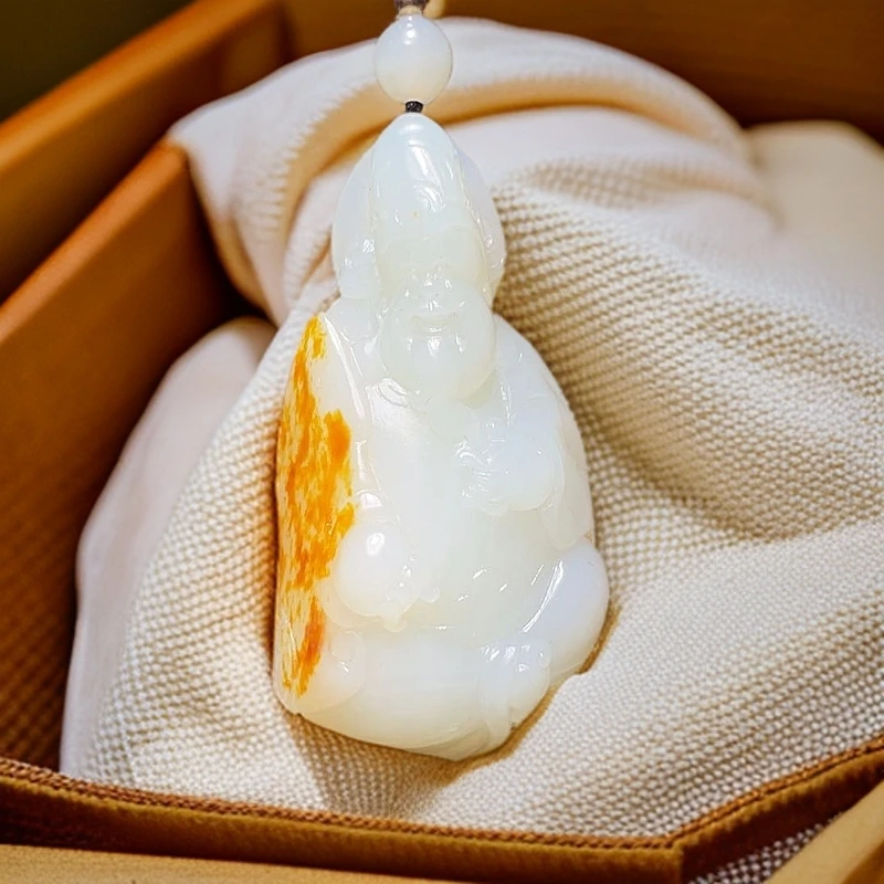 和田玉吊坠(不含链)未镶嵌