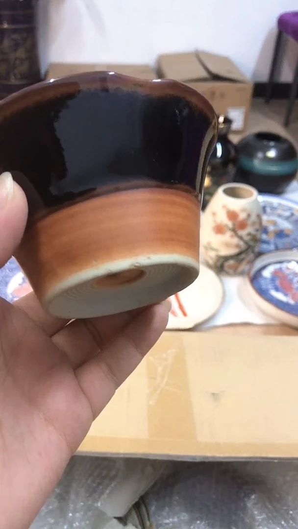 杯中古回流瓷器8杯加1