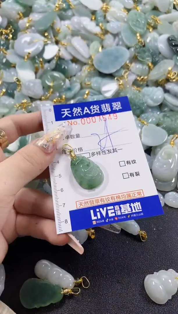 颈饰未镶嵌翡翠天然A货翡翠