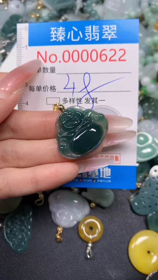 【闪购商品】翡翠颈饰未镶嵌含绳000622