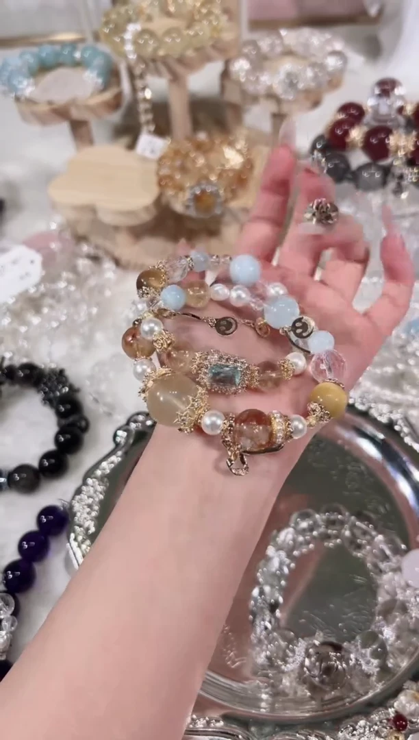 【闪购商品】水晶手链未镶嵌天然水晶默认微瑕 多样性发货发其一