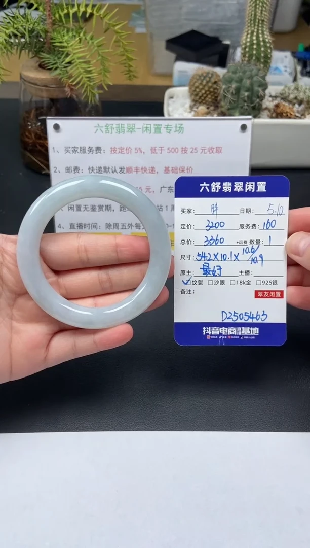 翡翠手镯未镶嵌D2505463