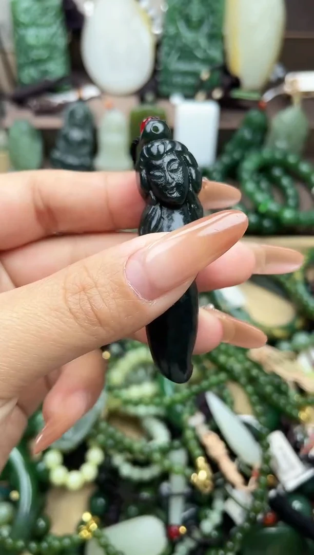 颈饰未镶嵌和田玉未镶嵌和田玉吊坠多样性拍一发一