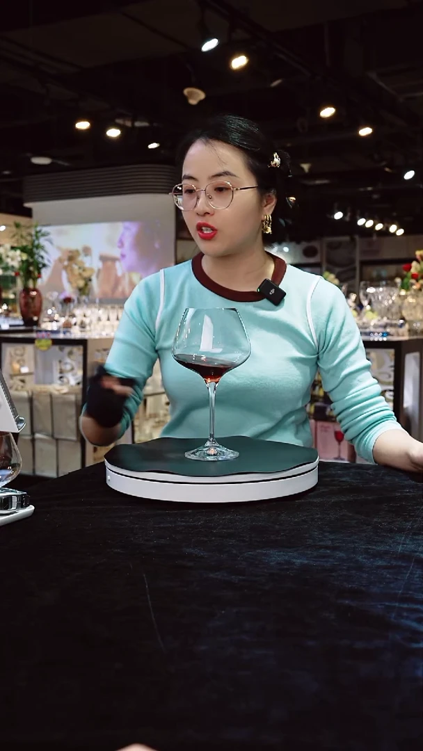 水晶平底款红酒杯2支