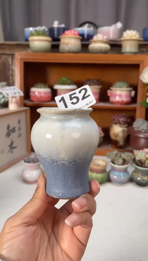 瓷片152知木小芳花盆编号