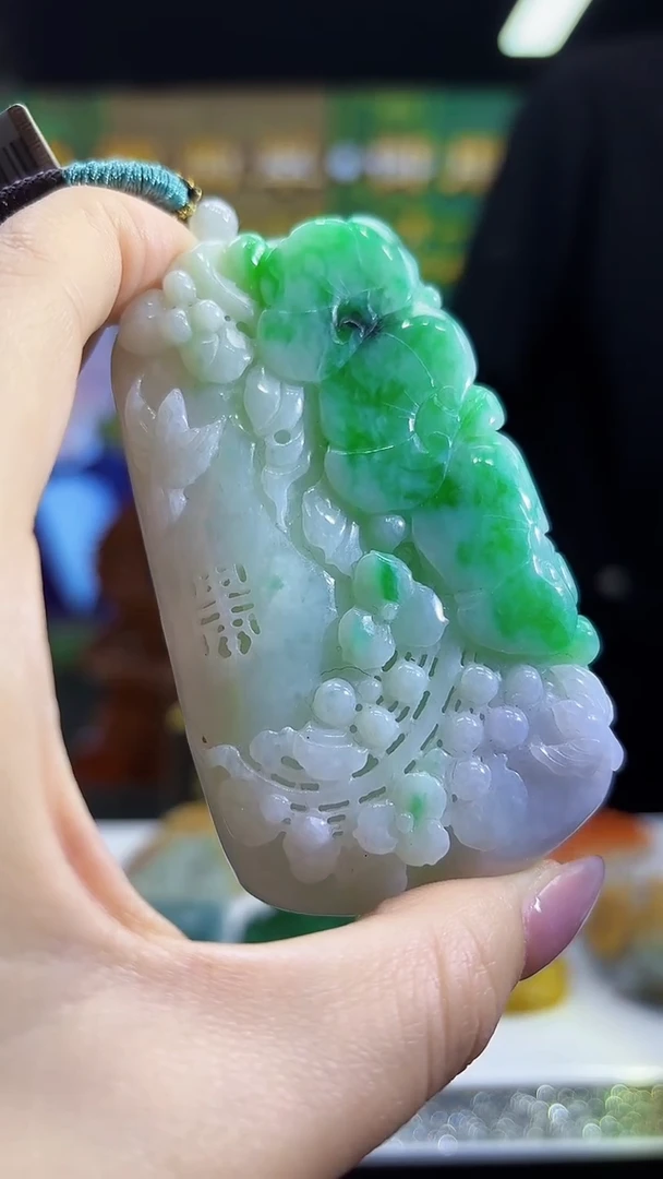 定制翡翠未镶嵌0602/Y/花鸟