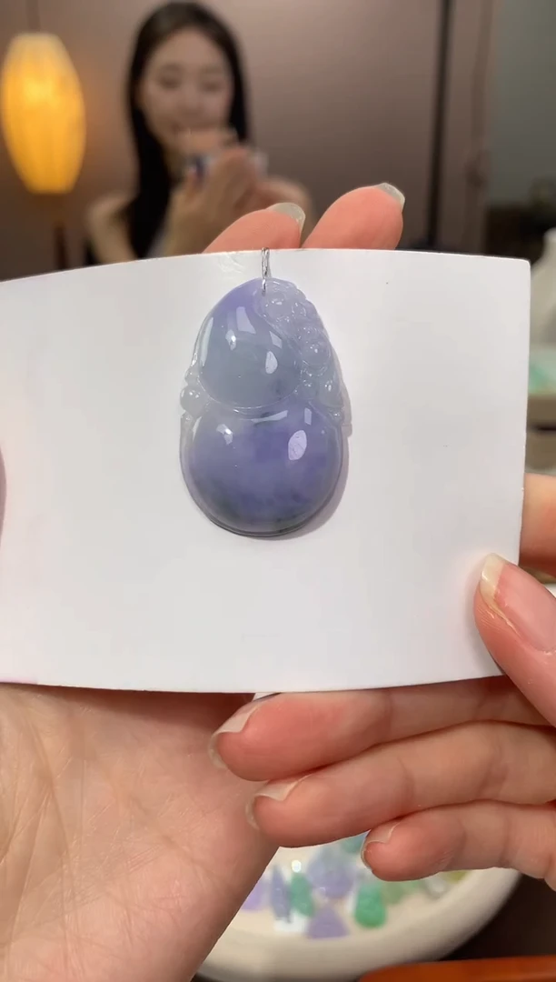 翡翠未镶嵌颈饰天然缅甸a货翡翠