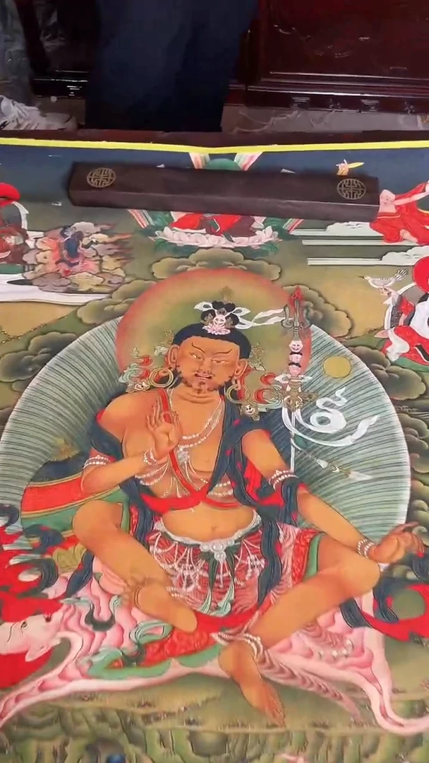 卷轴画手绘唐卡016