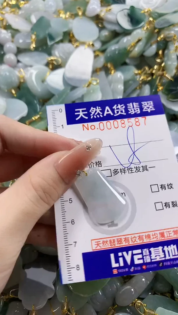颈饰未镶嵌翡翠天然A货翡翠