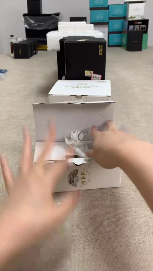 匠造堂品茗杯一对高硼硅耐热玻璃