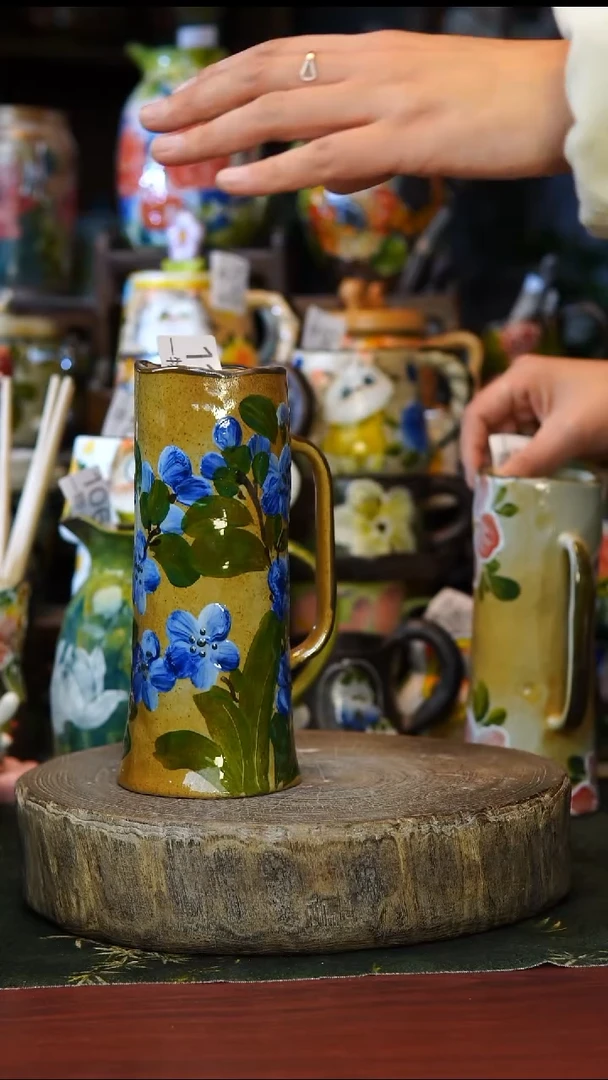 陶瓷117景德镇手工手绘釉下彩