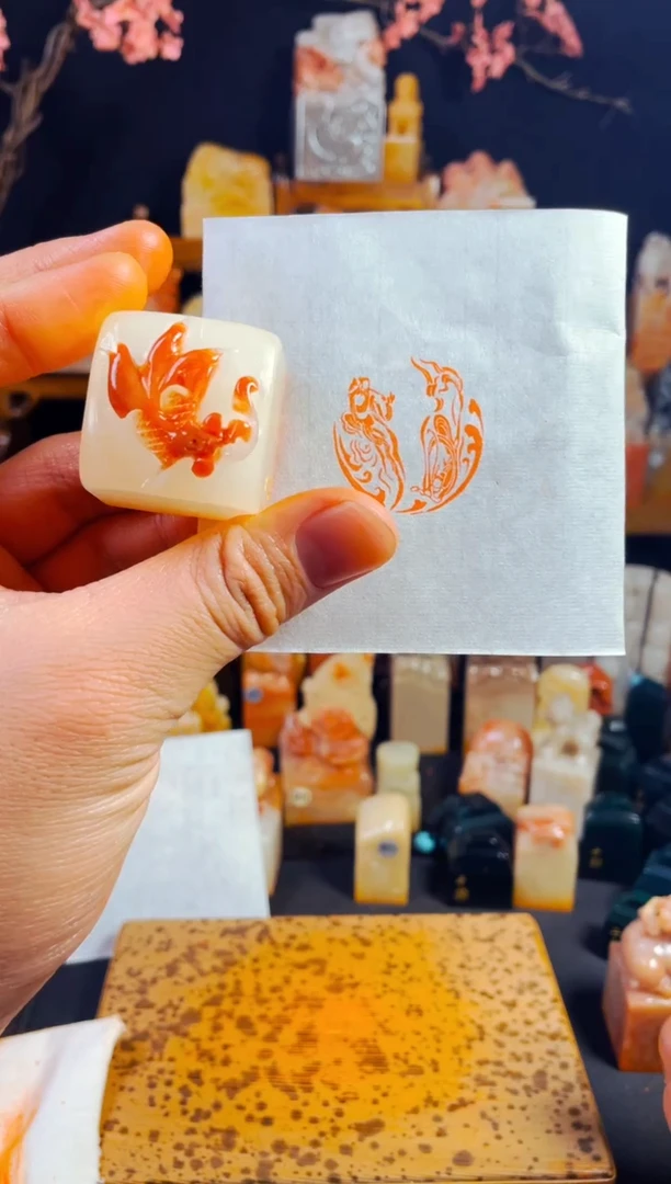 【闪购商品】寿山石印石手工篆刻《飞天》