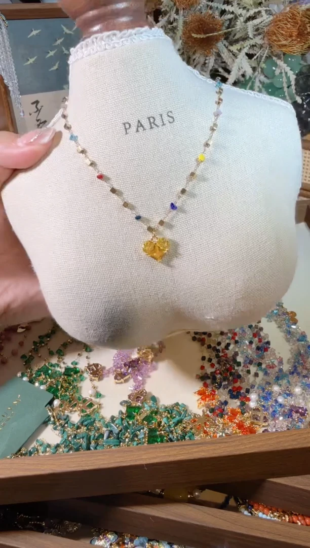 项链钛钢尖晶石062