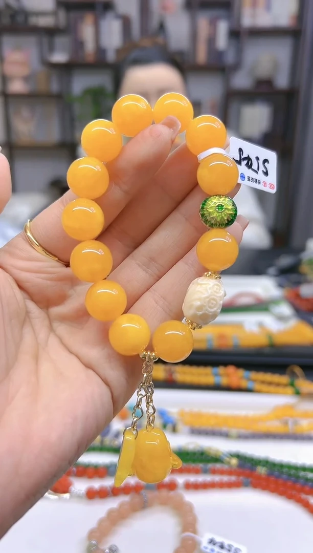【闪购商品】蜜蜡手链未镶嵌DIY款S545