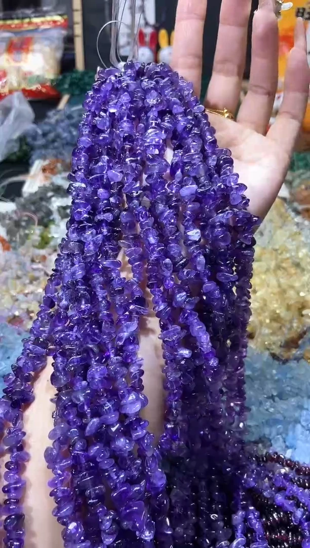 【闪购商品】水晶珠宝半成品未镶嵌紫水晶