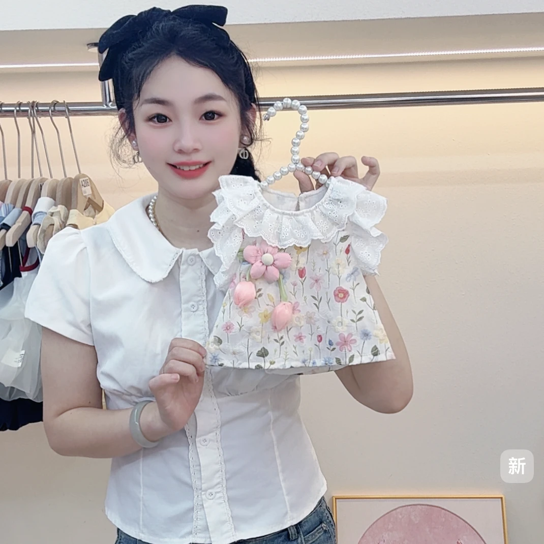 新款夏季莫奈花园包屁裙碎花公主时尚无袖甜美