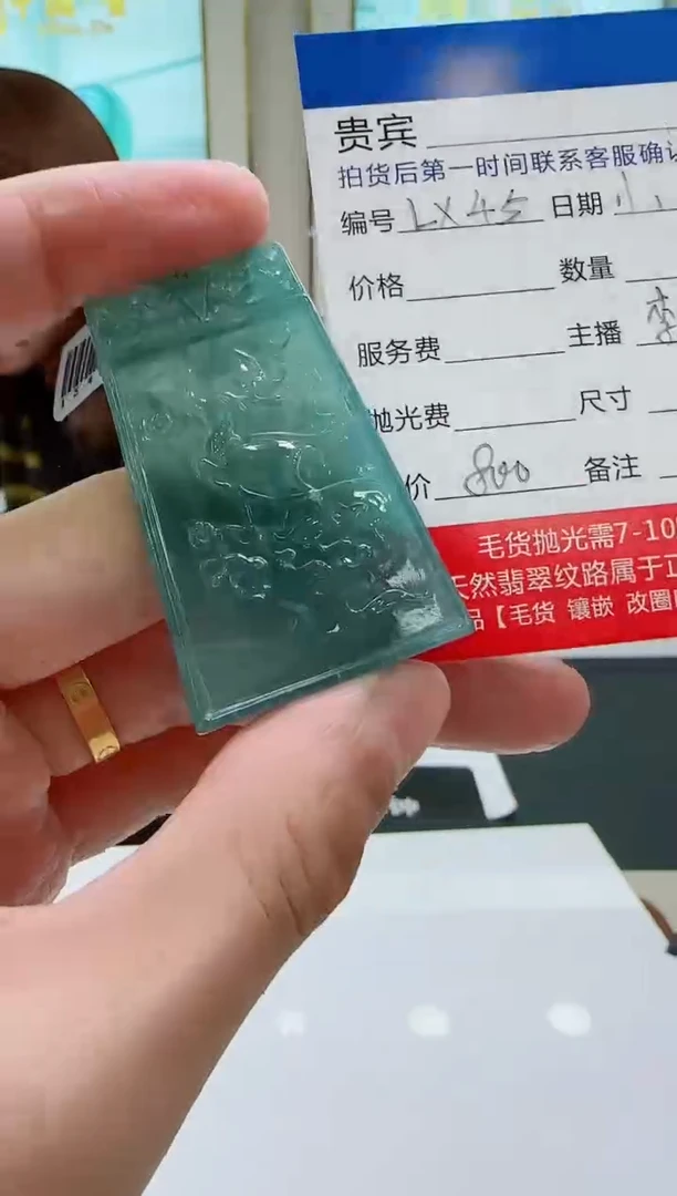 未镶嵌定制翡翠LX45翡翠吊坠-多样性发其一