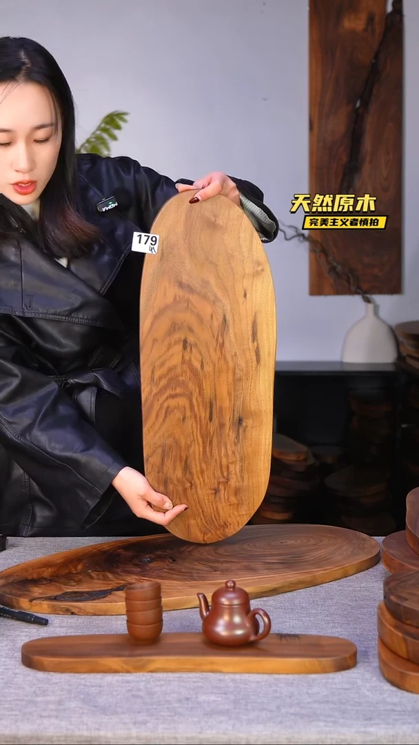 木北美黑胡桃原木.干裂疤结不属于商品质量问题完美主义者慎拍