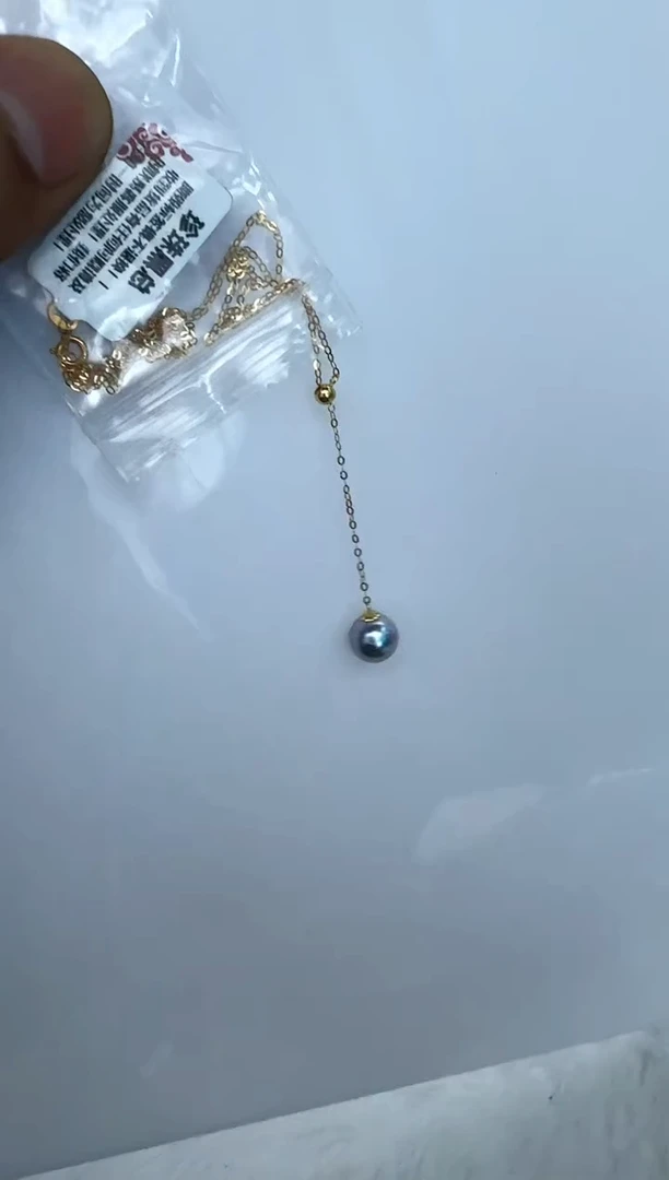 【闪购商品】海水珍珠颈饰18K金镶嵌项链