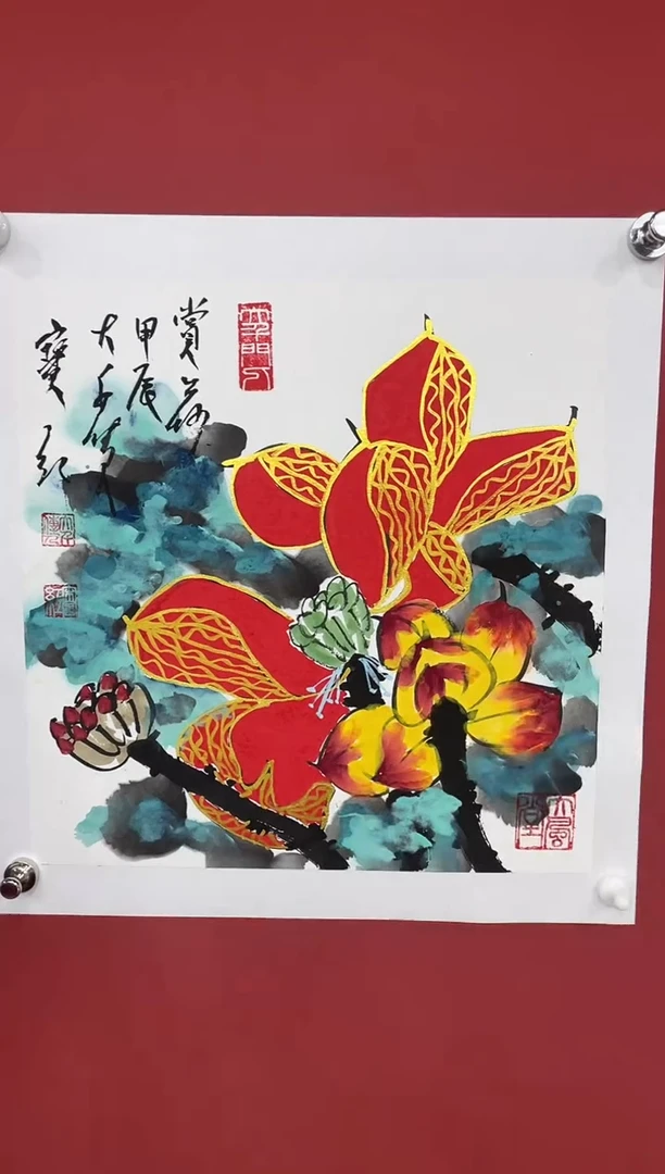 【闪购商品】国画宋宝红1平尺画作2