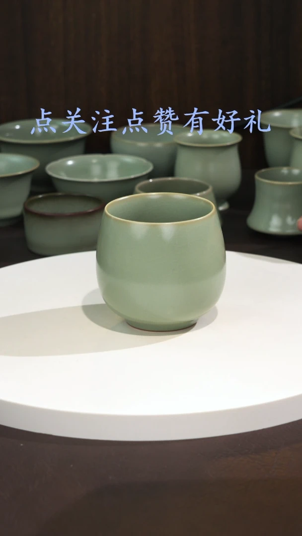 菩*宣宝汝瓷原矿原釉作品