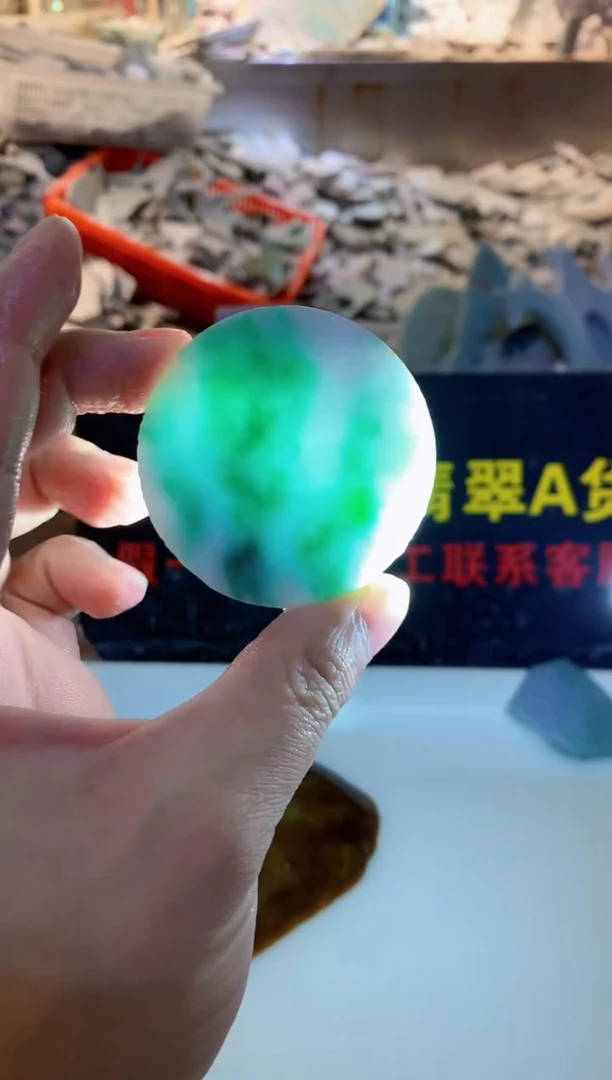 裸石翡翠0朱0翡翠珠宝296