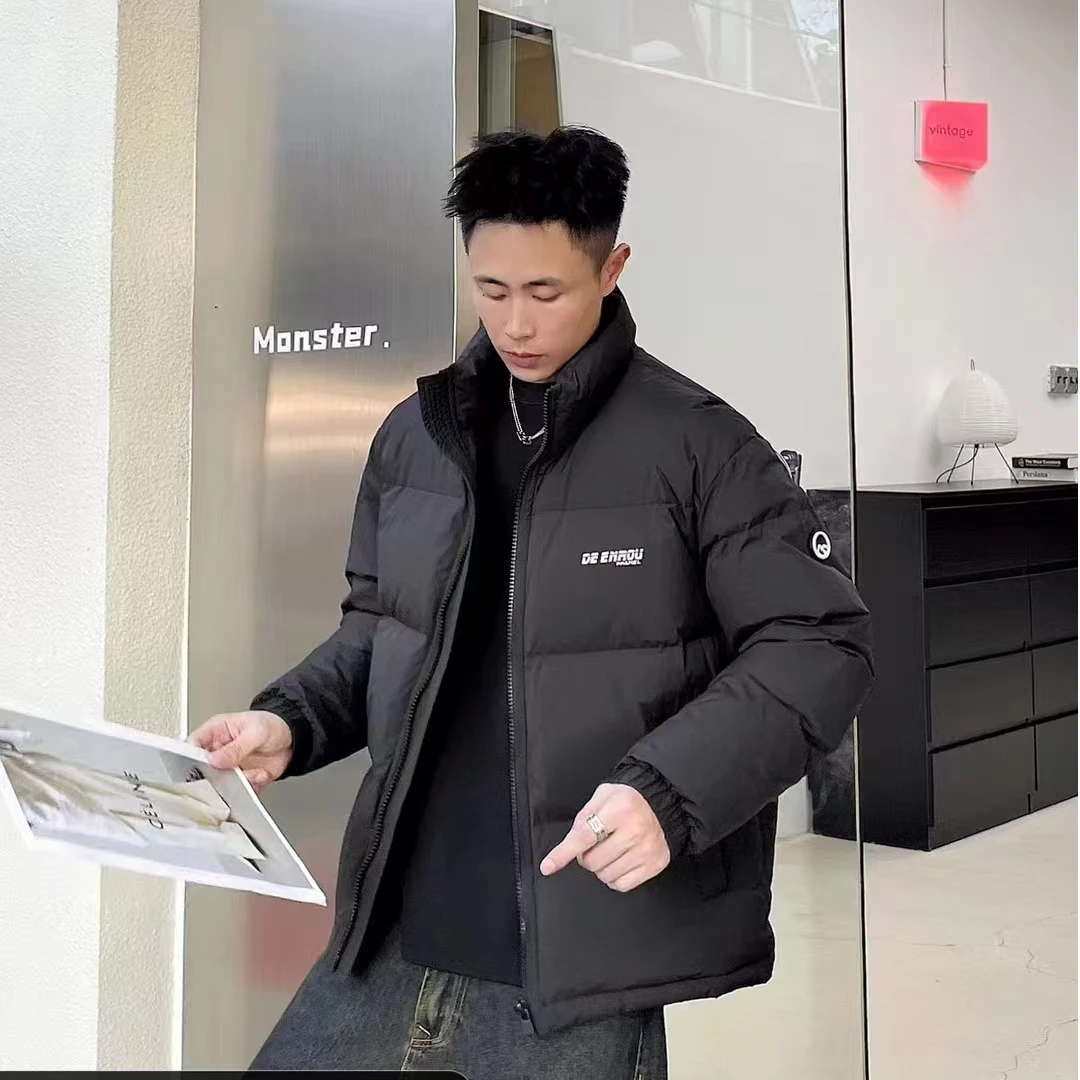 S8806羽绒服男士冬装新款短款潮流休闲保暖加厚羽绒服外套