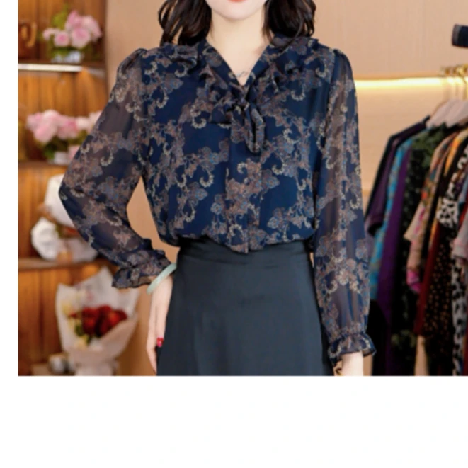 9393-35新款女式上衣长袖小衫