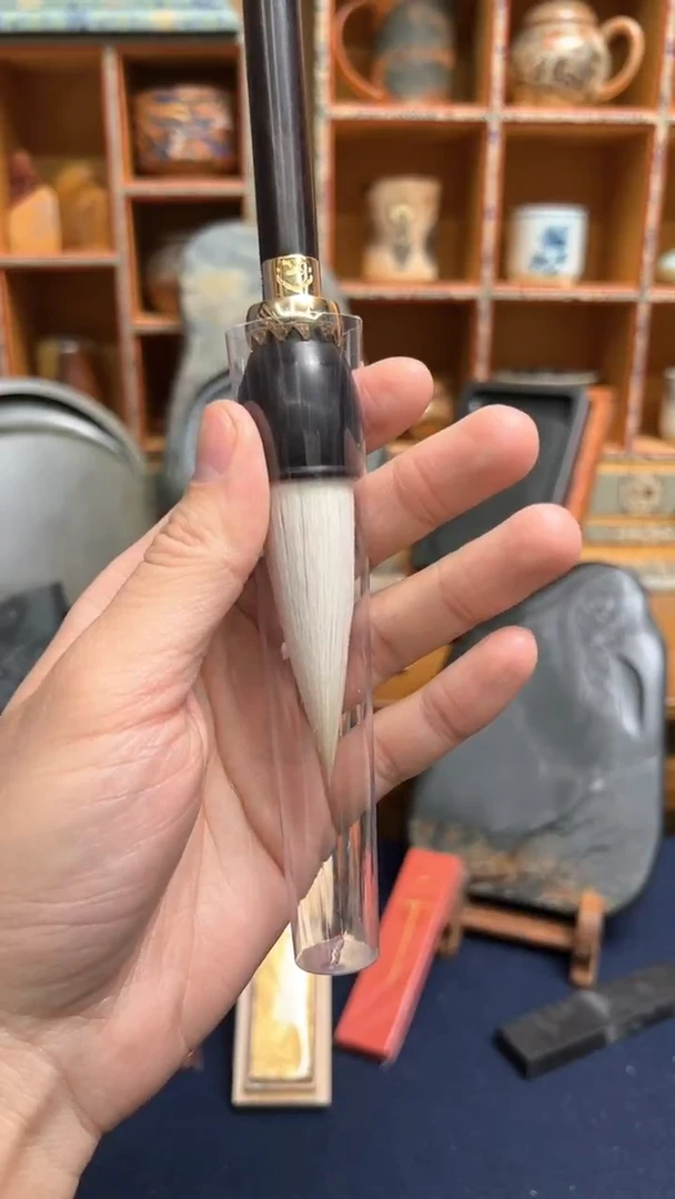 【闪购商品】27号 镀金实木羊毫出锋6.3口径2.2