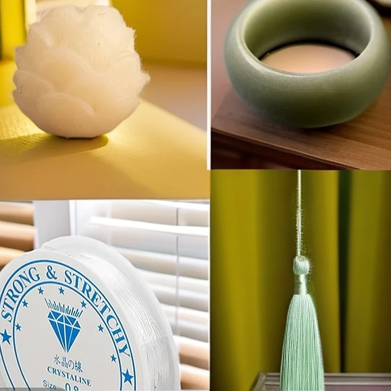 四件套【弹力绳 流苏 跑环 莲花】