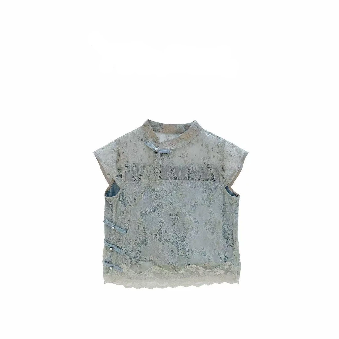 【鸟语花香】2025夏季新款时尚百搭休闲设计师马甲L4680