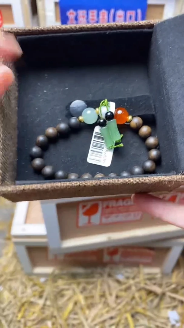 S0455 玉竹节浮水手串单圈（无礼盒）