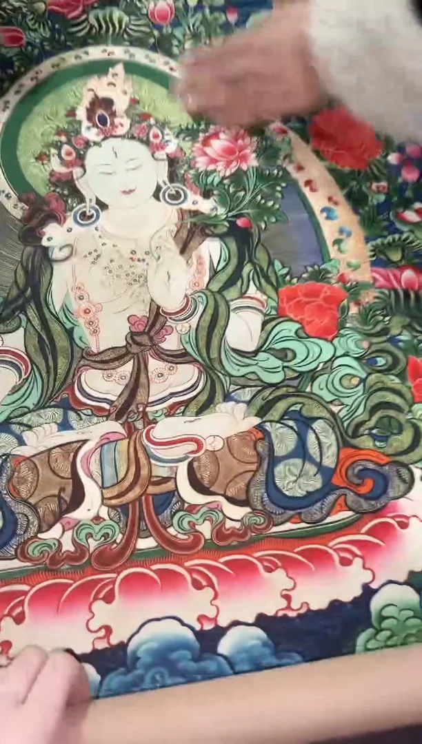 卷轴画卷轴画龙妹的唐卡链接tk16058