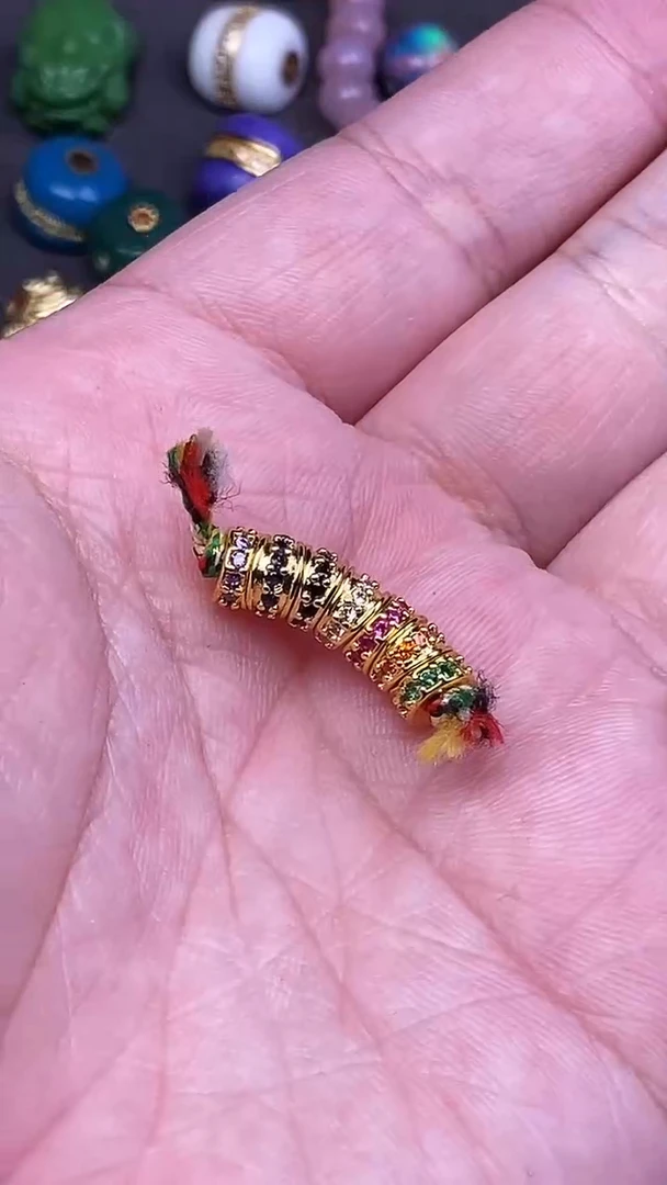 精工镶嵌大肠配饰卡6mm 一组发