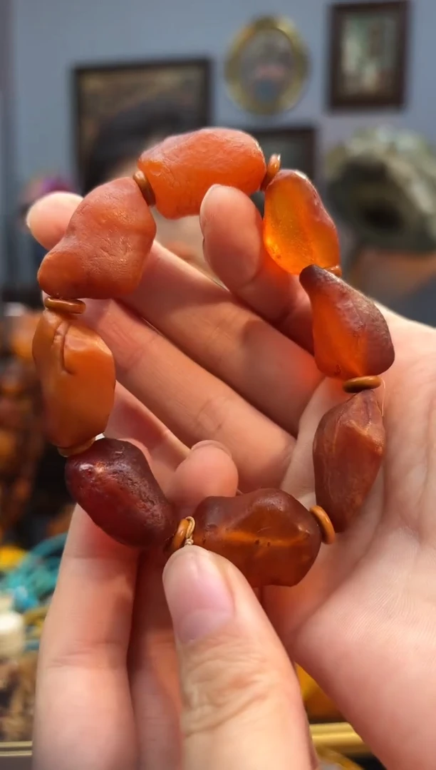 手串琥珀未镶嵌手串