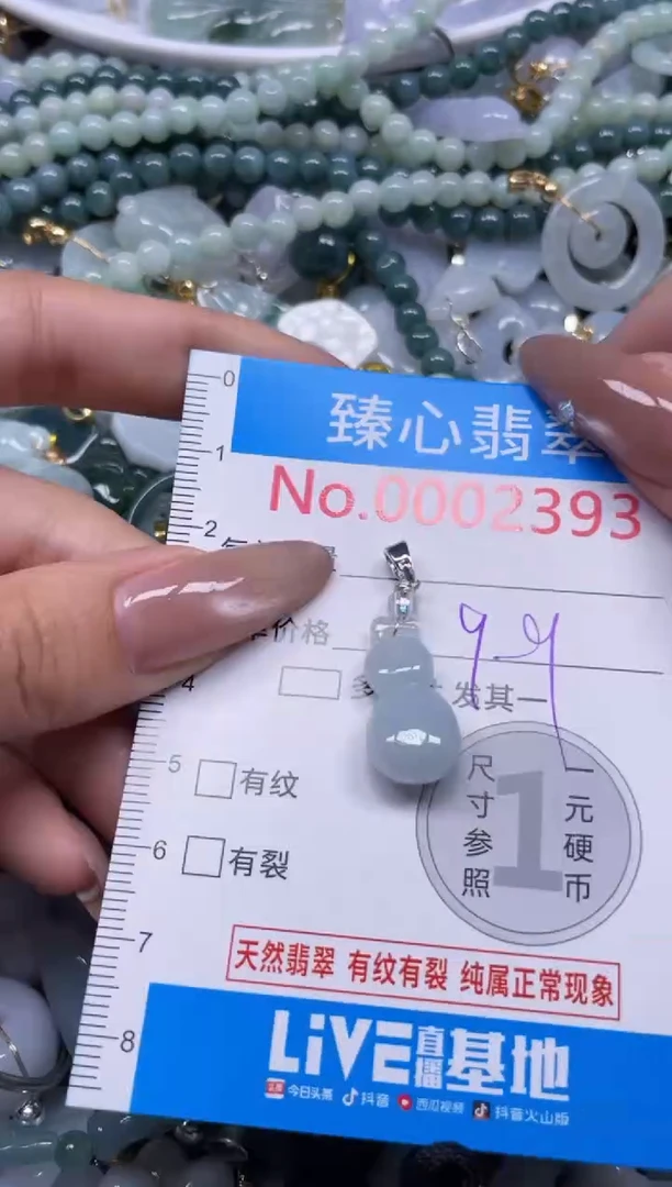 颈饰未镶嵌翡翠2393