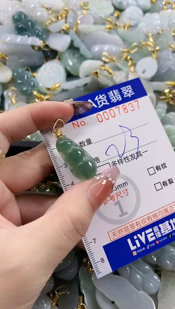 颈饰未镶嵌翡翠天然A货翡翠