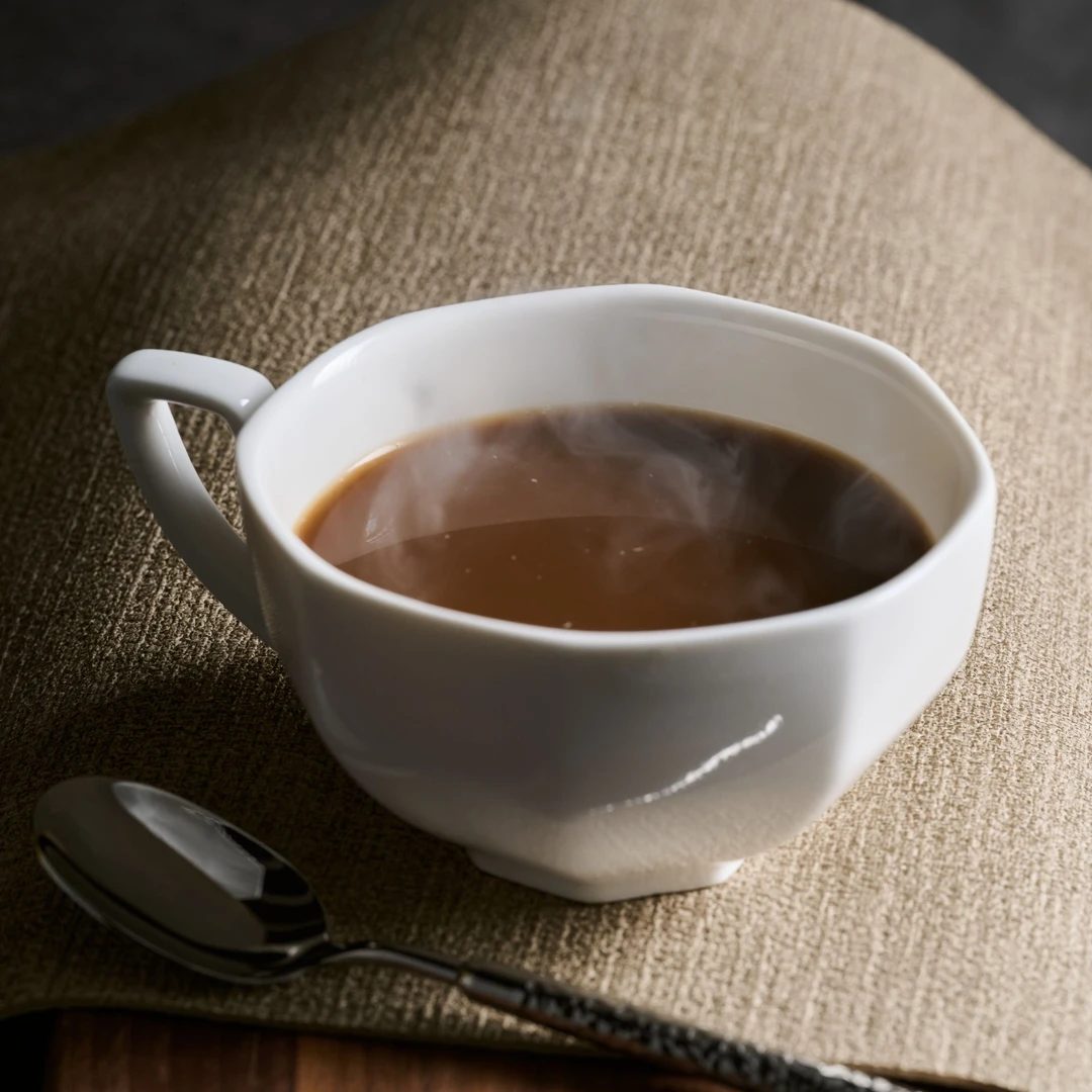 云山景墨陶瓷八角咖啡杯200ml餐具乔迁礼物