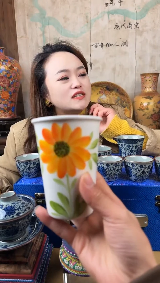 摆件陶景德镇流水1