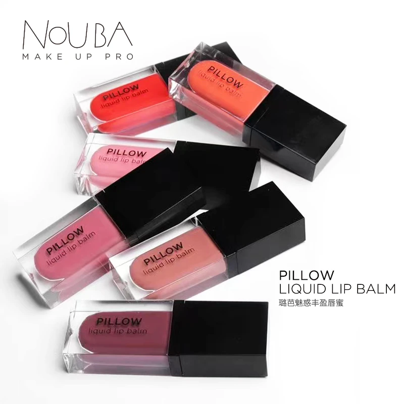 NOUBA魅惑丰盈唇蜜唇彩口水色保湿润唇润色二合一不易粘腻显白