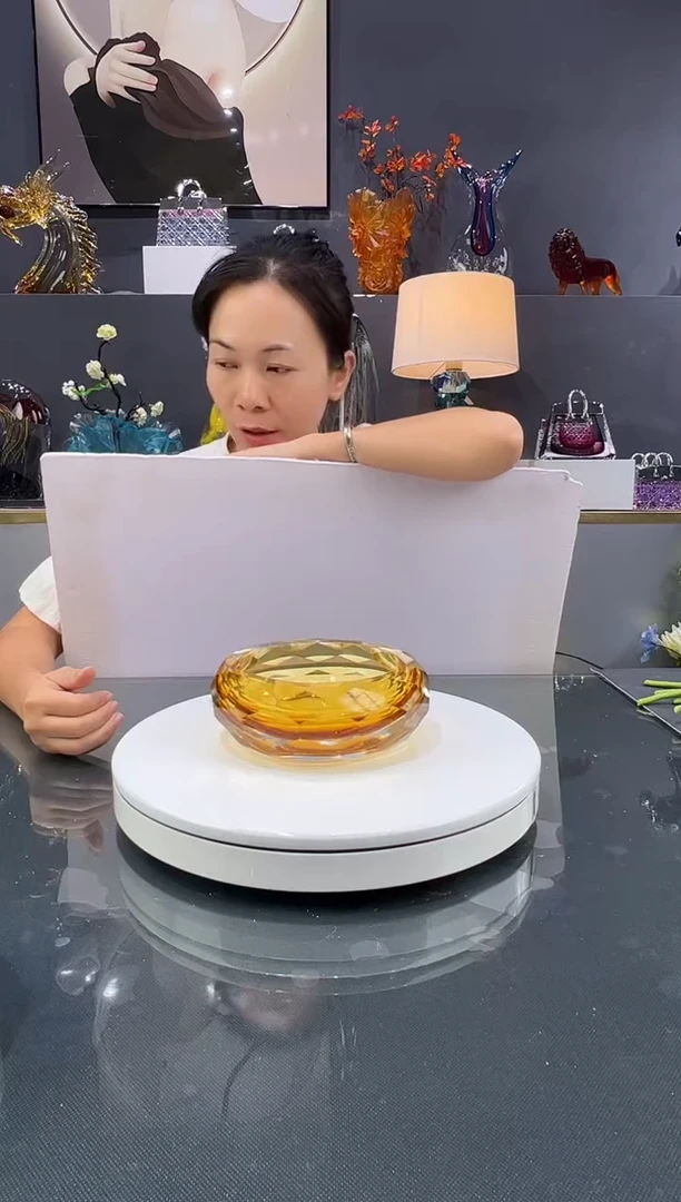 琉璃水晶琉璃烟灰缸1