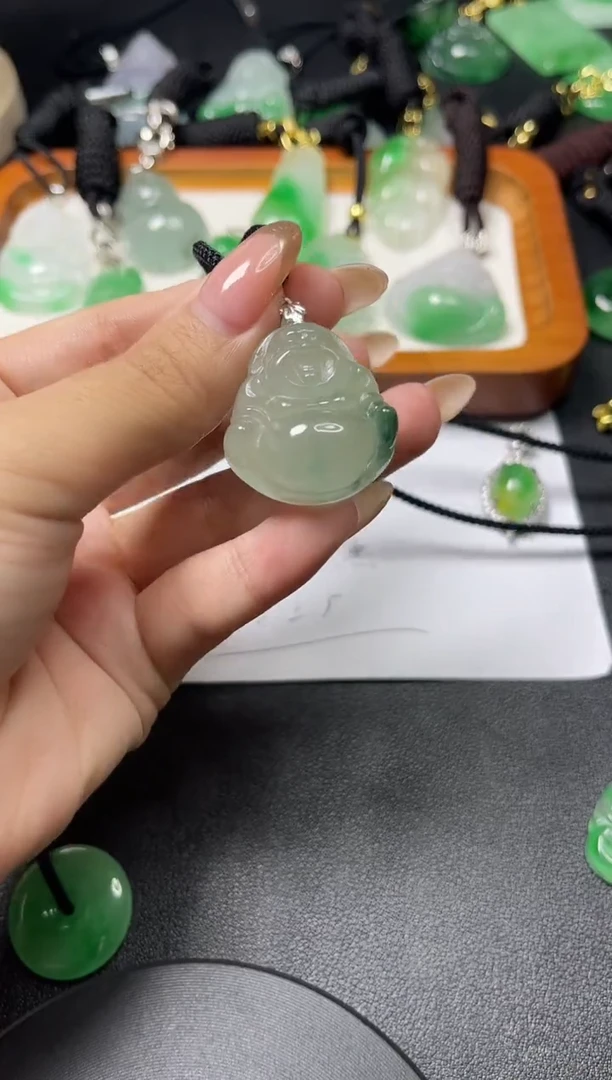 颈饰未镶嵌翡翠所见即所得   一图一物