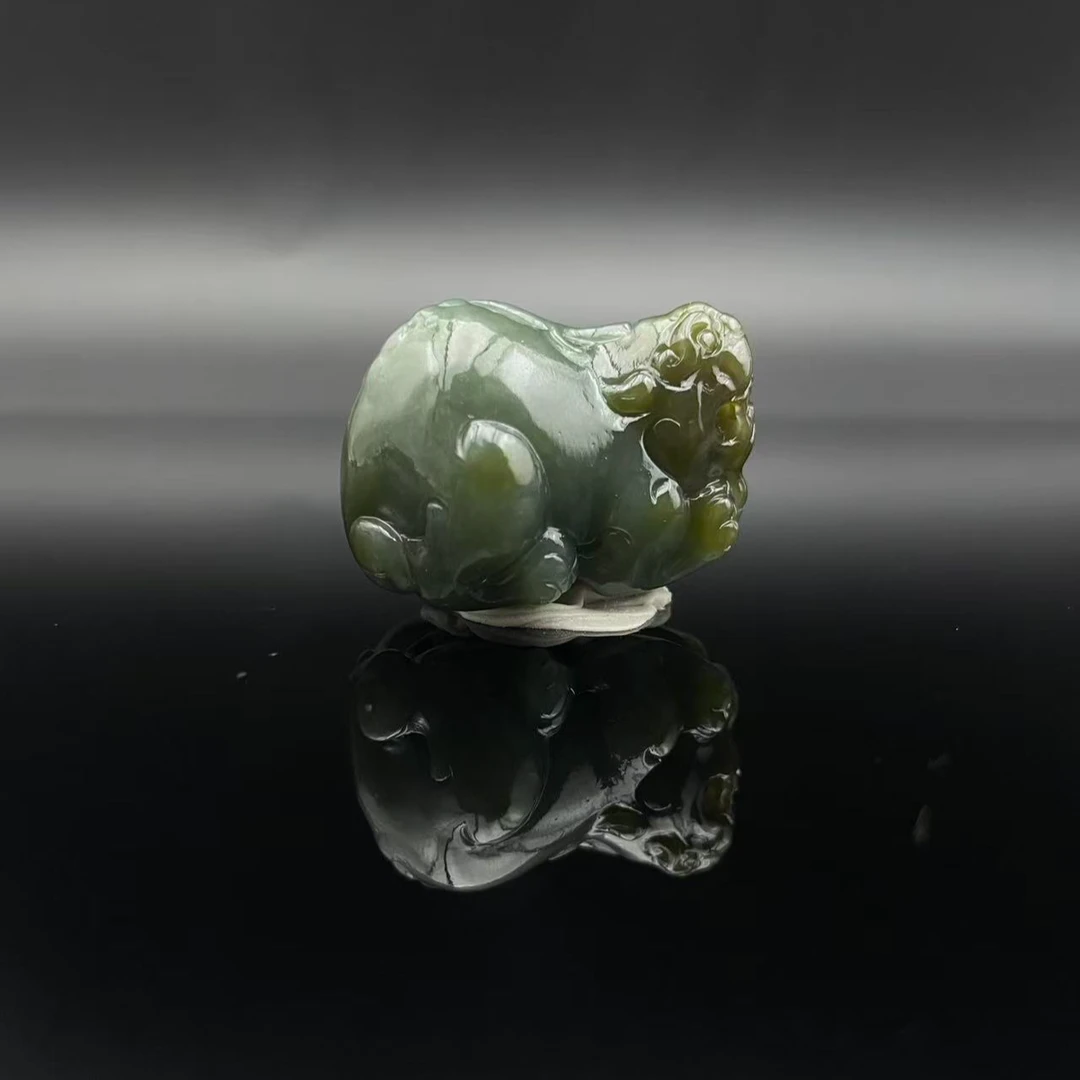 和田玉且末貔貅吊坠1012